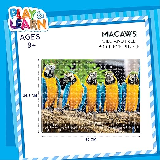 Macaws,Educational,300 Pieces,Puzzle