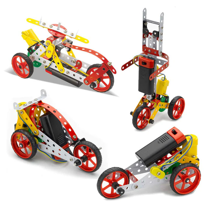 Mechanix Robotix-1 Motorized STEAM Educational Toy, Building and Construction Set for Boys and Girls Age 7+ Years