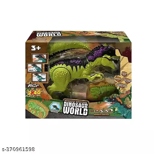 LUMO.. 2.4Ghz Remote Control Multifunction RC Dinosaurs Battery Operated Toy Plastic Dinosaur Toys Simulated Walking Tyrannosaurus
