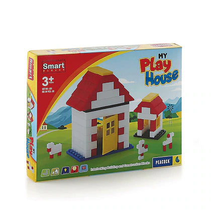 Smart Blocks My Playhouse Set, Multicolor (Set of 62 Pieces)