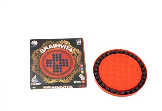 Ratna's Brainvita Strategic Mind Game for Kids Mind Game for Family Game With Marbles