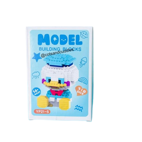 DIY Lego Building Blocks Micro 3D Model Cartoon Mini Bricks Figures for Children's Birthday Toy Suitable Desktop Decoration