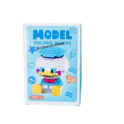 DIY Lego Building Blocks Micro 3D Model Cartoon Mini Bricks Figures for Children's Birthday Toy Suitable Desktop Decoration