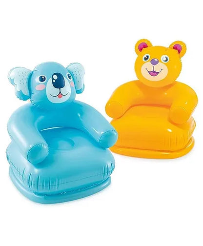 Happy Animal Bear Plastic Chair Assortment Multi Color