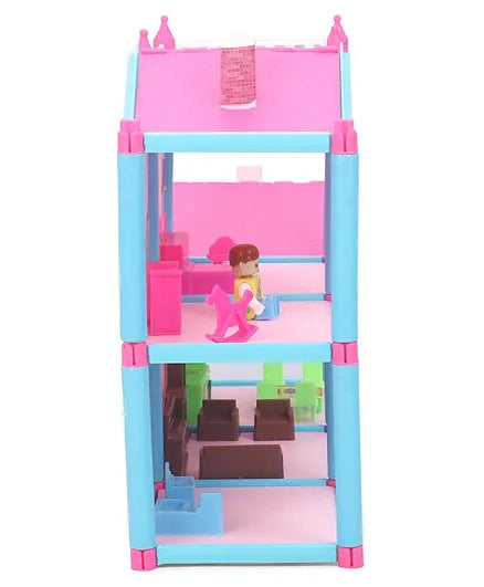 Mamma Mia Lovely Doll Play House Multicolour- 108 Pieces