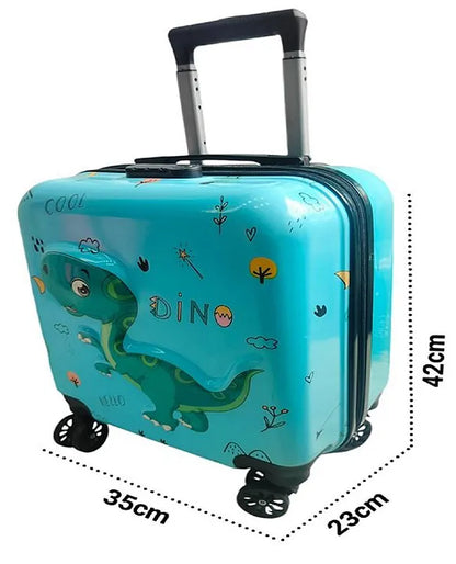 Little Dinosaur Printed bag Travel Spin 360 TSA lock bag Girls & Boys bag