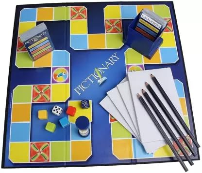 Sketch & Guess Board Game for Family Fun, Pictionary Style, Suitable for All Ages