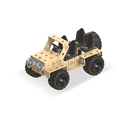 MECHANIX Safari Series, 155 Pieces in The Game, Can Make 5 Different Safari Cars Models, Made in India Game, for 8+ Years of Kids, Multicolor