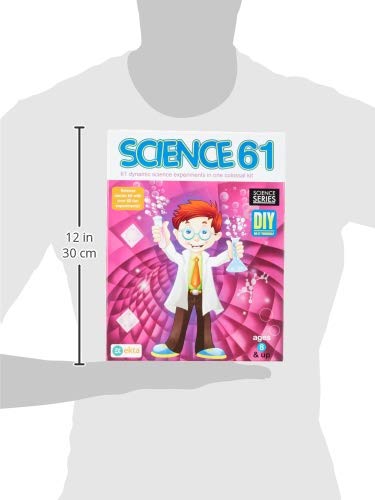 EKTA Science Kit (Multicolor, 61 Experiments),for-Ages 8 & up