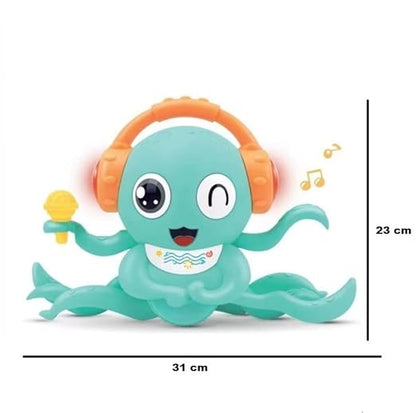 Battery Operated Magic Dance Crawling Octopus Vehicle Toy - (Color May Vary)