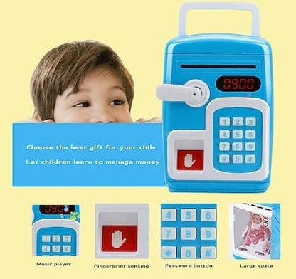 Smart Money or Piggy Bank with Finger Print Sensor with Electronic Lock