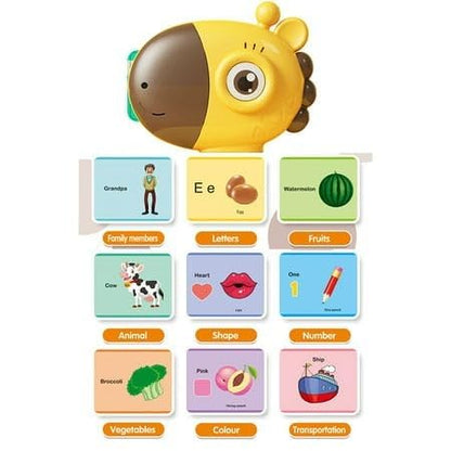 Talking Flash Card,Y Card Early Education Card Reader for Kids,Talking English Word Flash Cards Preschool Reading Talking Flashcard Learning Toy for Kids Boys Girls Toddlers Age 3+ (Y Card)