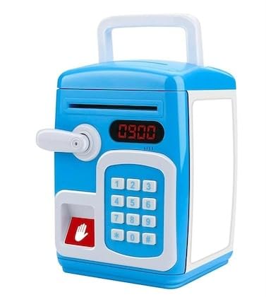 Smart Money or Piggy Bank with Finger Print Sensor with Electronic Lock