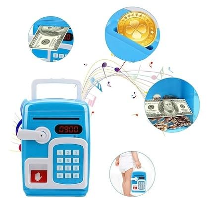 Smart Money or Piggy Bank with Finger Print Sensor with Electronic Lock