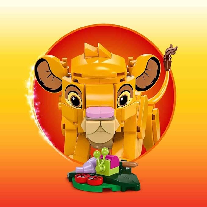 LEGO ǀ Disney Simba The Lion King Cub Fun Gift Idea 43243 Building Blocks Toys for 6+ Gift for Boys and Girls