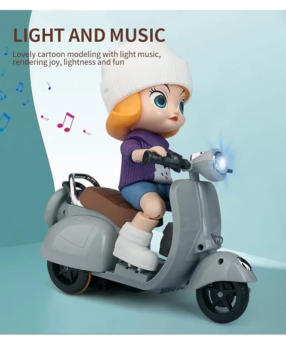 Motor Tide Flow Car : Stylish Look, Swing Action Stand Mode, Dazzling Light & Music