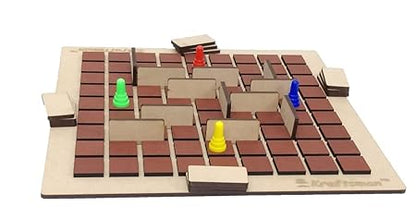 Braintastic Corridor Board Game 2-4 Players For Kids, Adults, Family & all age group Interesting Mind Game For Home, Travel Real time Maze Board Game fun play for kids