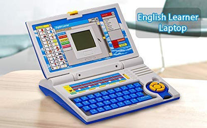 Educational Laptop Computer Toy with Mouse for Kids Above 3 Years - 20 Fun Activity Learning Machine, Now Learn Letter, Words, Games, Mathematics, Music, Logic, Memory Tool