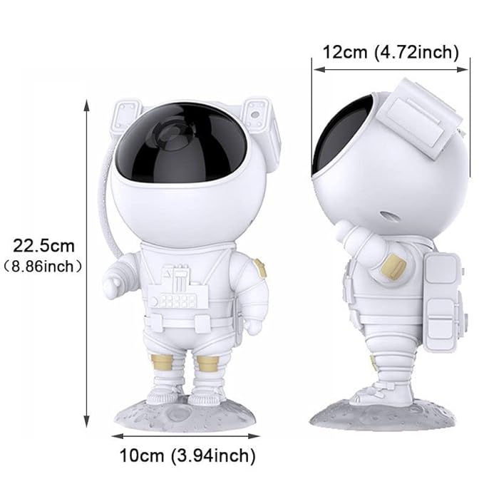 Astronaut Galaxy Projector, for Bedroom, Star Projector Night Light, with Remote Control Timer 360° Adjustable Kids Astronaut LED Lamp for Baby Adults Bedroom, Home and Party