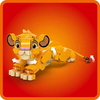LEGO ǀ Disney Simba The Lion King Cub Fun Gift Idea 43243 Building Blocks Toys for 6+ Gift for Boys and Girls