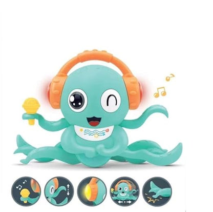 Battery Operated Magic Dance Crawling Octopus Vehicle Toy - (Color May Vary)