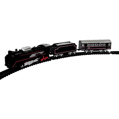 Small Train Track Set Toy for Kids - Black