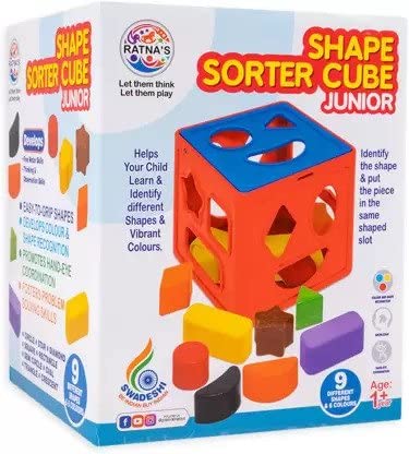 Ratna's Shape Sorter Cube Junior