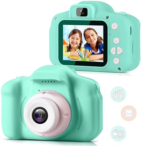 Digital Camera Toy for Kids Front 13MP Rare 1080P HD Digital Video Camera for Toddler (Multicolored)