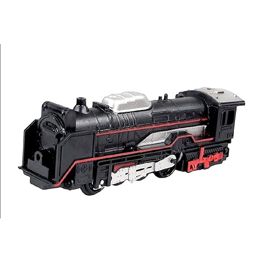 Small Train Track Set Toy for Kids - Black