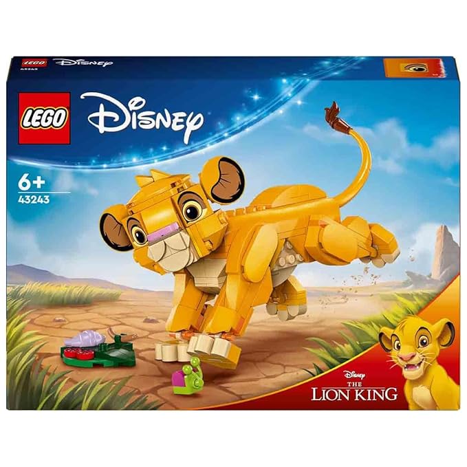 LEGO ǀ Disney Simba The Lion King Cub Fun Gift Idea 43243 Building Blocks Toys for 6+ Gift for Boys and Girls