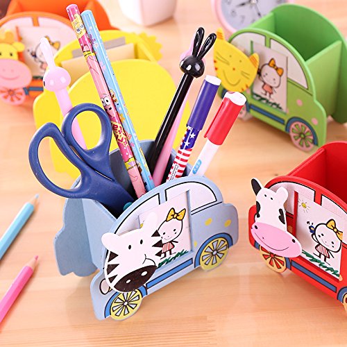 Car shaped Wooden Stationary/Pencil Holder with Photo Frame