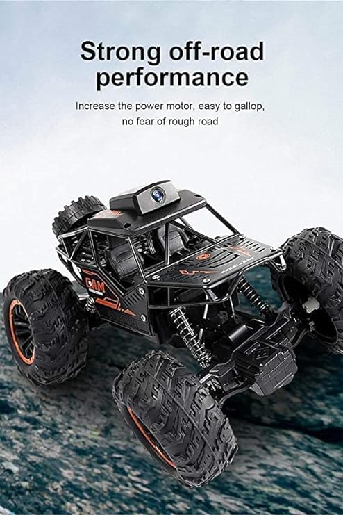 RC Car Remote Control Car with 720P HD FPV WiFi Camera, 1/18 Scale Off-Road High Speed Monster Trucks for Kids Adults Gift for Boys and Girls