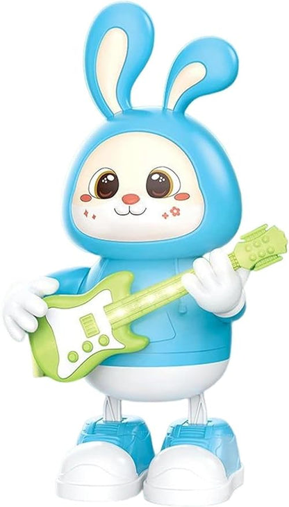 Musical Rabbit Guitarist Dance Bunny Toy With Guitar