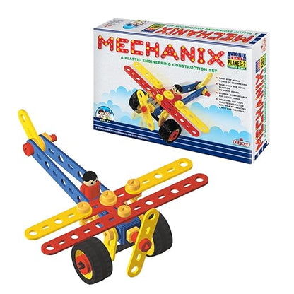 Plastic Mechanix Planes-2 STEM Toy Building and Construction Set for Boys and Girls