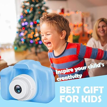 Digital Camera Toy for Kids Front 13MP Rare 1080P HD Digital Video Camera for Toddler (Multicolored)