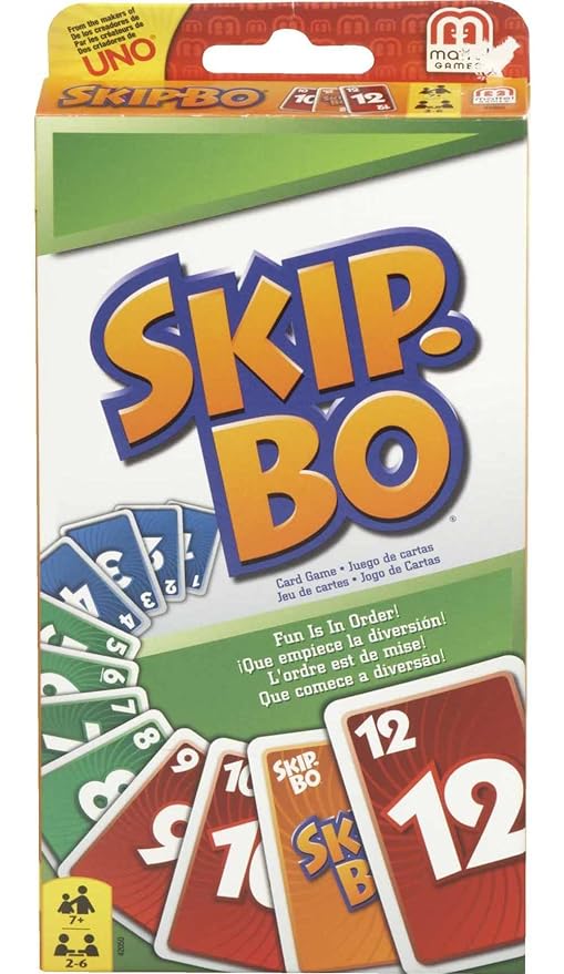 Skip-Bo Card Game for Kids,162 pieces