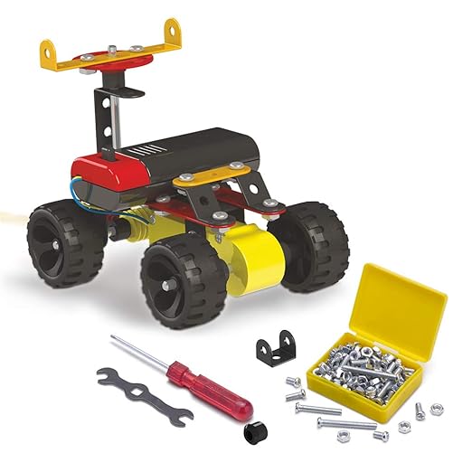 Mechanix Robotix-0 Motorized, 5 Models 84pcs, STEAM Educational Toy, Building and Constrcution Set for Boys and Girls Age 8+ Years