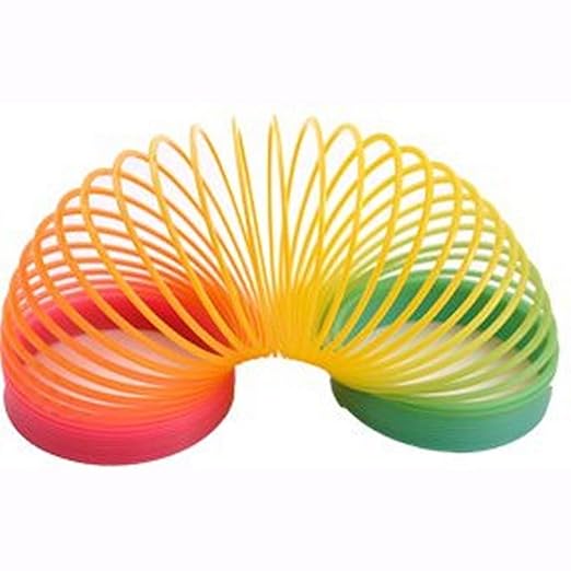 Plastic Magic Spring Rainbow Spring Toy Multicolor, Kid