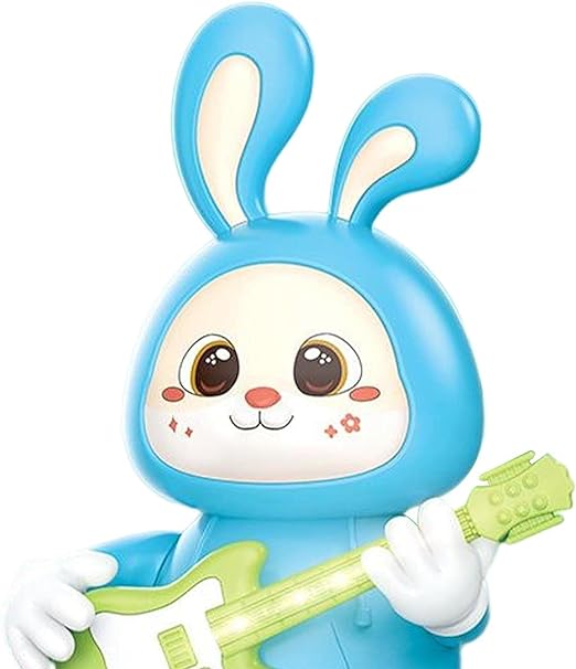 Musical Rabbit Guitarist Dance Bunny Toy With Guitar