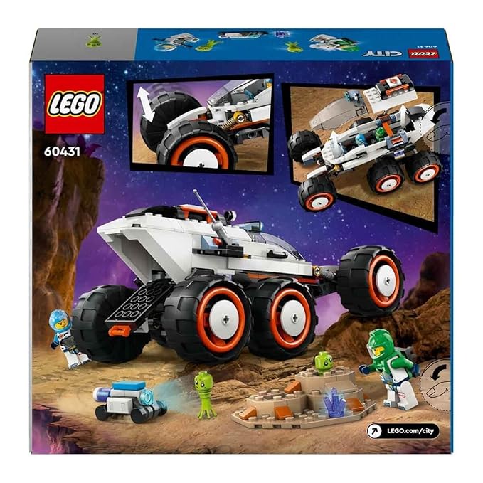 LEGO City Space Explorer Rover and Alien Life Toy Playset 60431