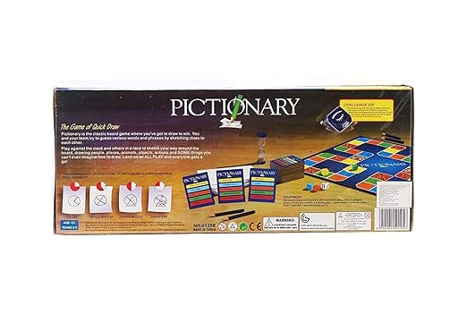 Sketch & Guess Board Game for Family Fun, Pictionary Style, Suitable for All Ages