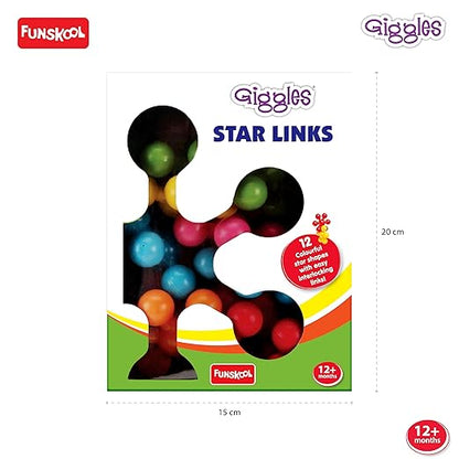 Star Link, Educational & Creative Construction Toy Blocks for Kids, Encourages Learning & Development, Fun Activity for Preschoolers, Gift Set for Kid, Age 6+ Months