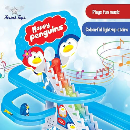 Happy Penguin Track Set with Lights & Music