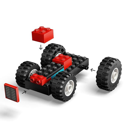 LEGO City Red Farm Tractor with Trailer & Sheep Toy, Playset for Kids 60461 Building Blocks Toys for 4+ Gift for Boys and Girls
