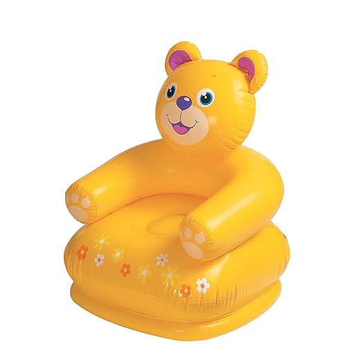 Happy Animal Bear Plastic Chair Assortment Multi Color