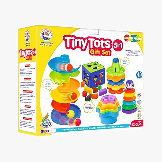 Ratna's 5 In 1 Tiny Tots Gift Set - Multicolor