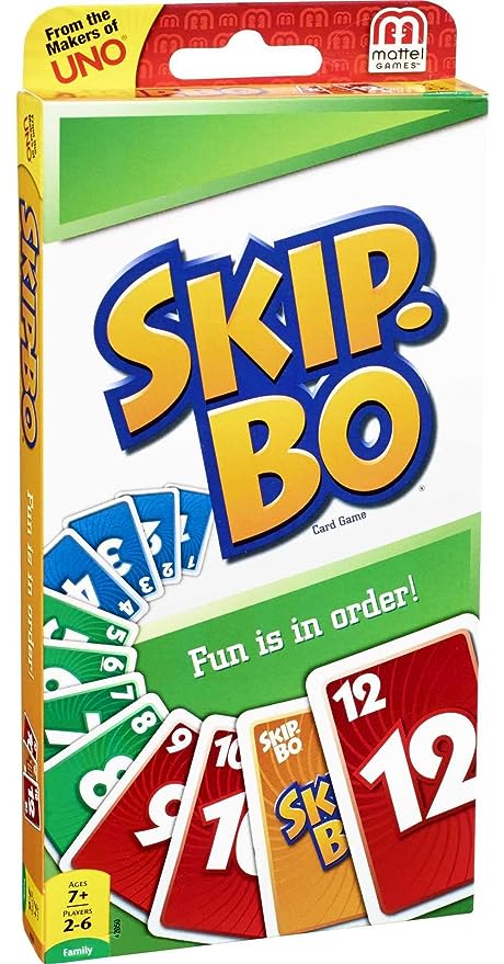 Skip-Bo Card Game for Kids,162 pieces