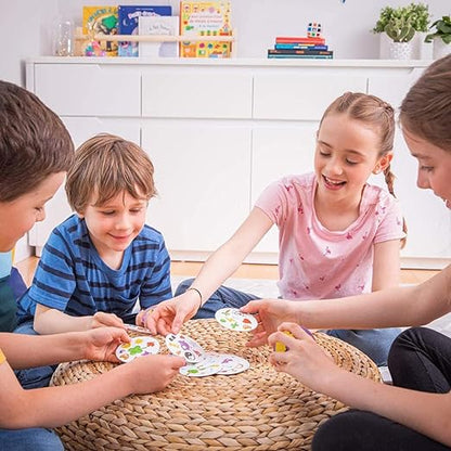 Spot It! Classic Card Game | Game for Kids | Age 6+ | 2 to 8 Players | Average Playtime 15 Minutes | Purple and Yellow