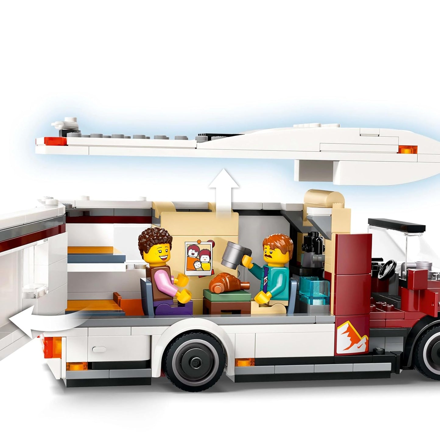 LEGO City Holiday Adventure Camper Van Toy Vehicle Set 60454 Building Blocks Toys for 6+ Gift for Boys and Girls