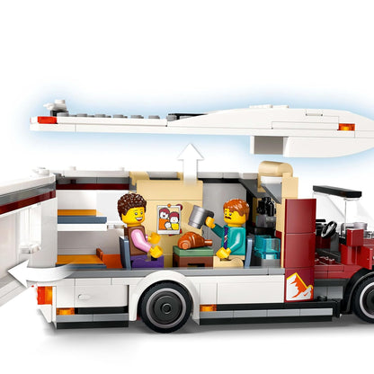 LEGO City Holiday Adventure Camper Van Toy Vehicle Set 60454 Building Blocks Toys for 6+ Gift for Boys and Girls